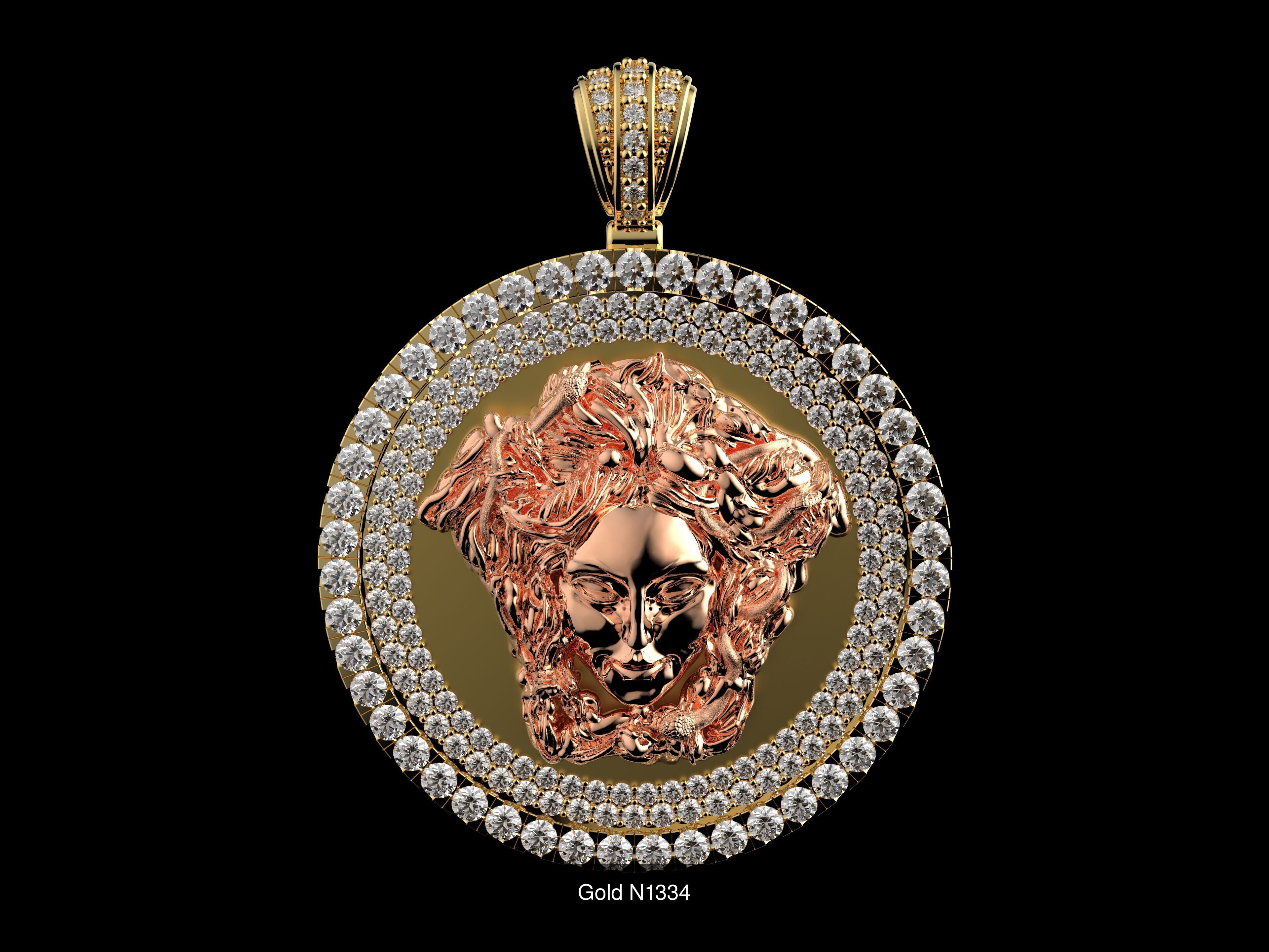 100 3D Jewelry Models Bundle  Rings Pendants Earrings  3D Model Collection_114