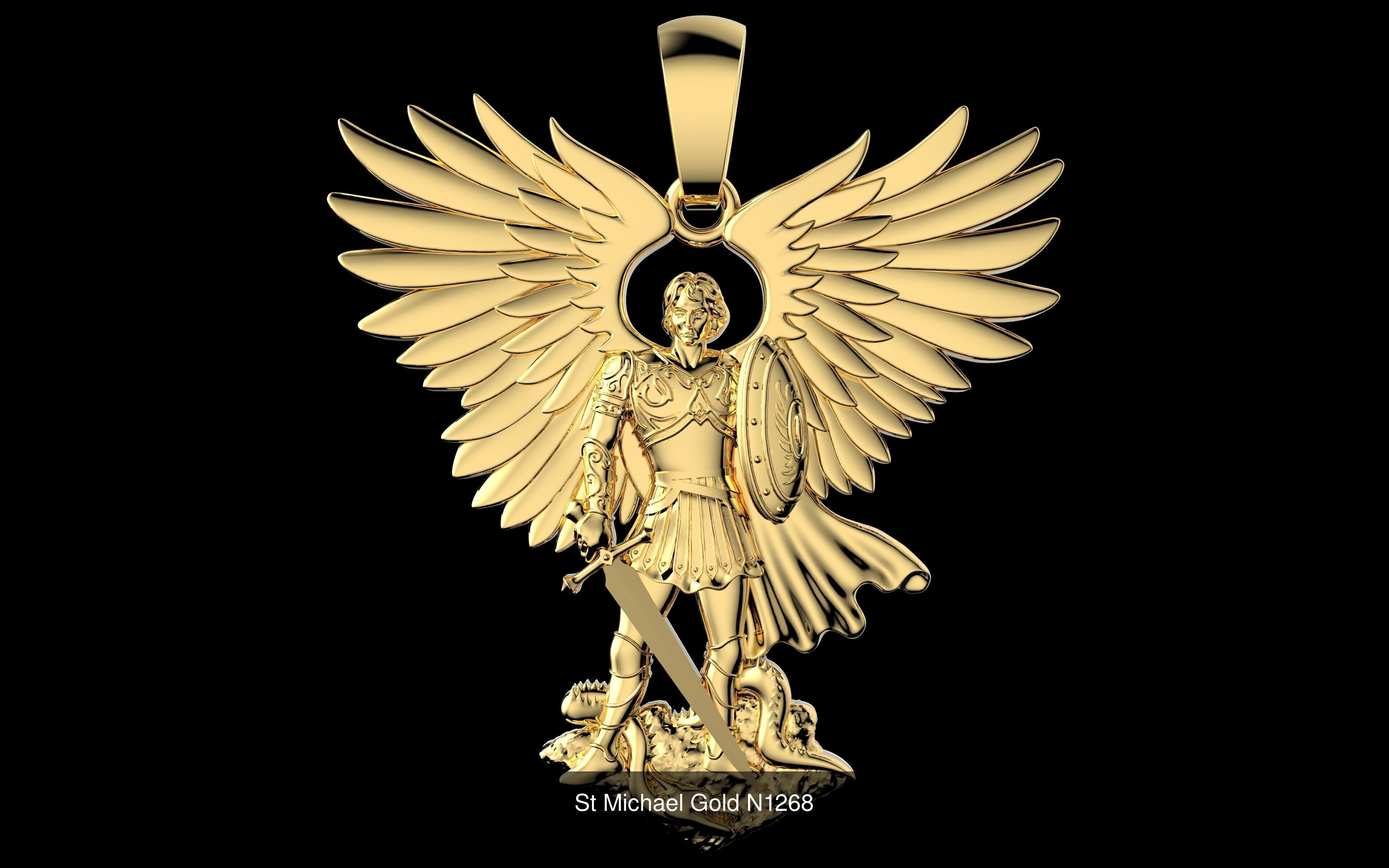 100 3D Jewelry Models Bundle  Rings Pendants Earrings  3D Model Collection_46