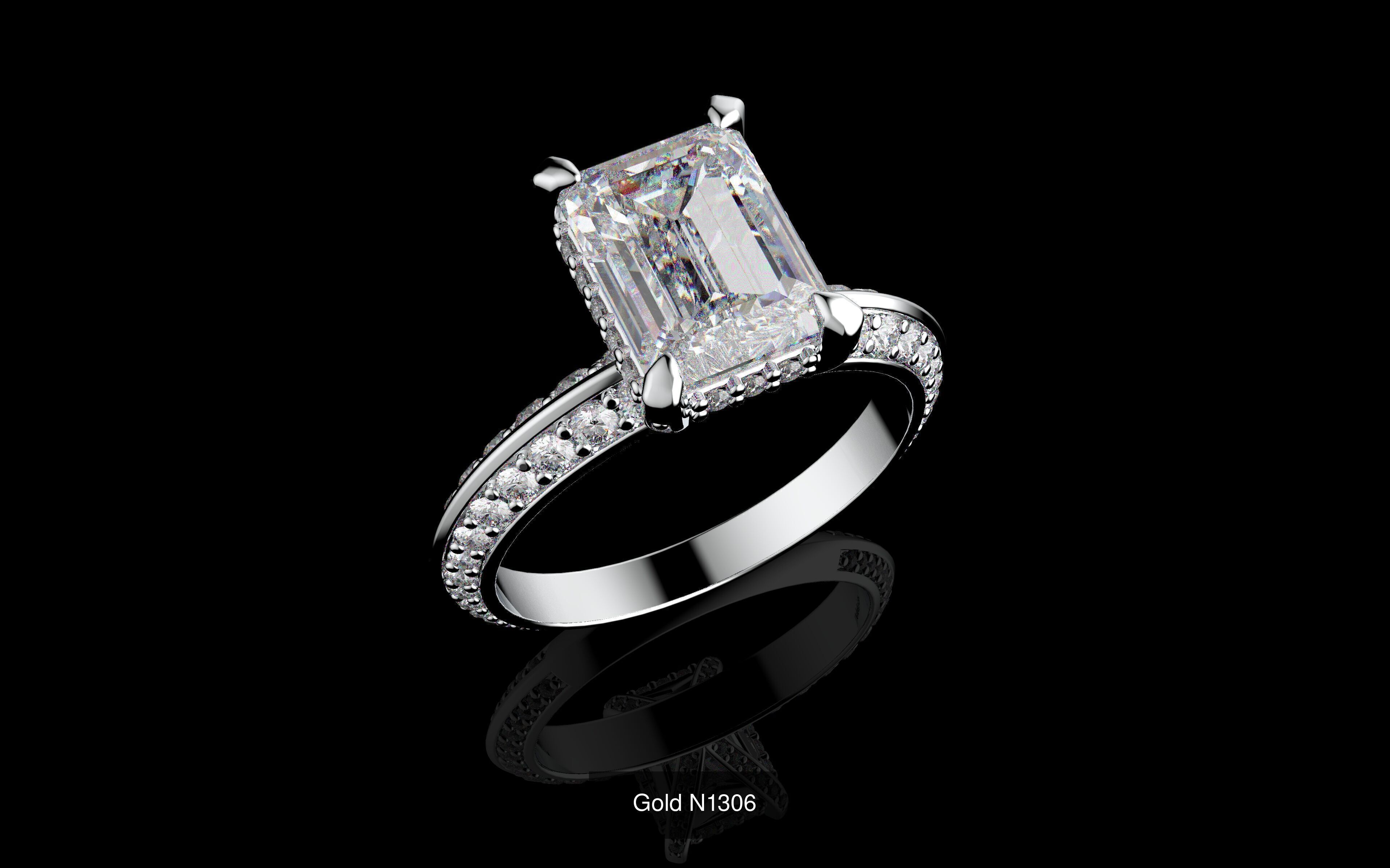 100 3D Jewelry Models Bundle  Rings Pendants Earrings  3D Model Collection_84