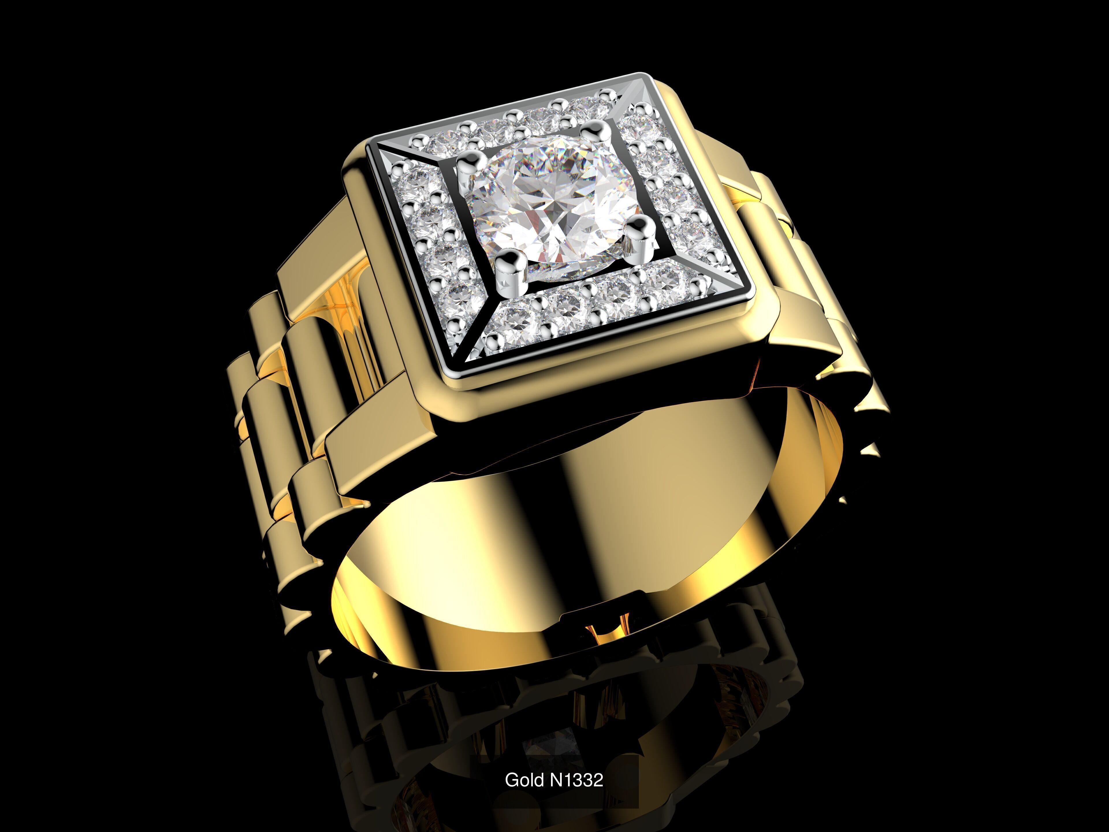 100 3D Jewelry Models Bundle  Rings Pendants Earrings  3D Model Collection_112