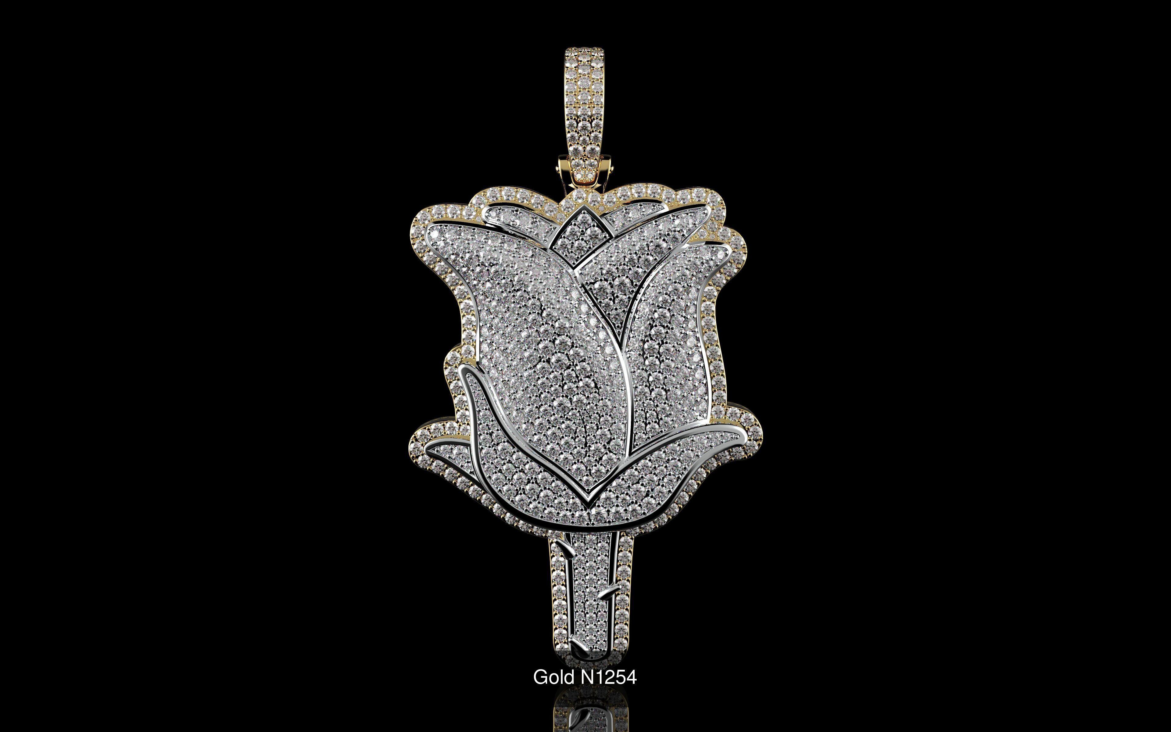 100 3D Jewelry Models Bundle  Rings Pendants Earrings  3D Model Collection_32