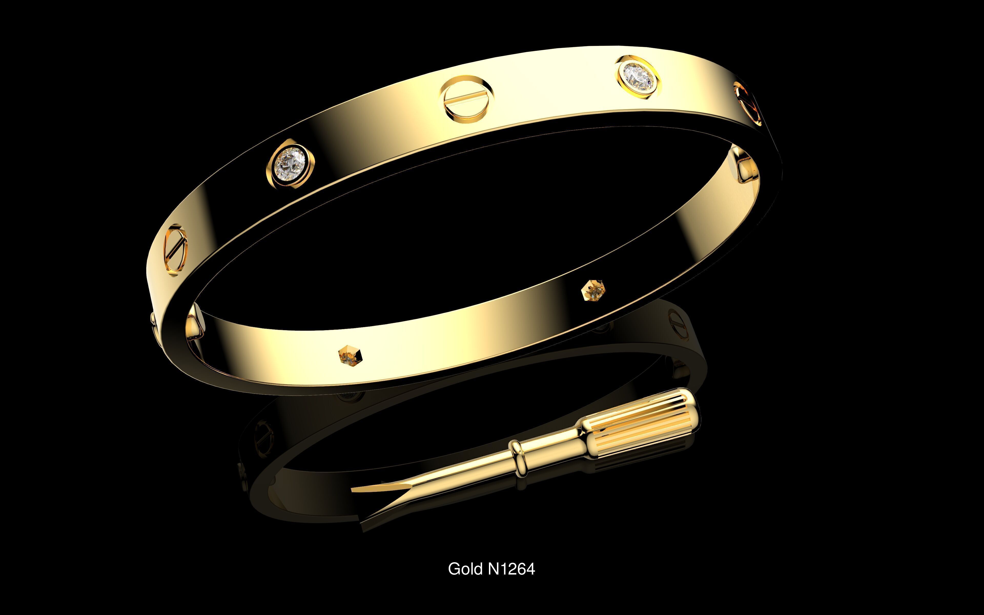 100 3D Jewelry Models Bundle  Rings Pendants Earrings  3D Model Collection_42