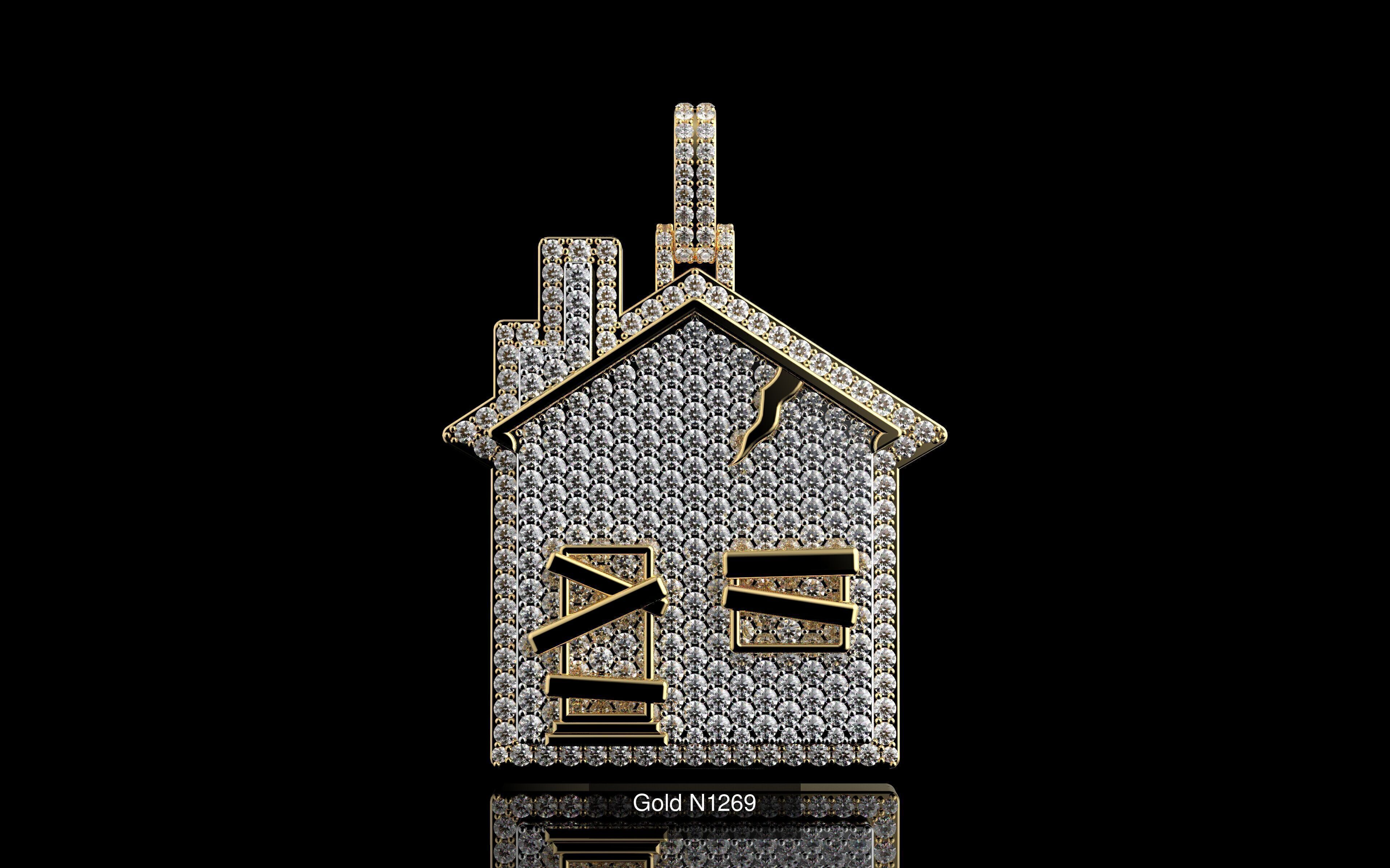 100 3D Jewelry Models Bundle  Rings Pendants Earrings  3D Model Collection_47