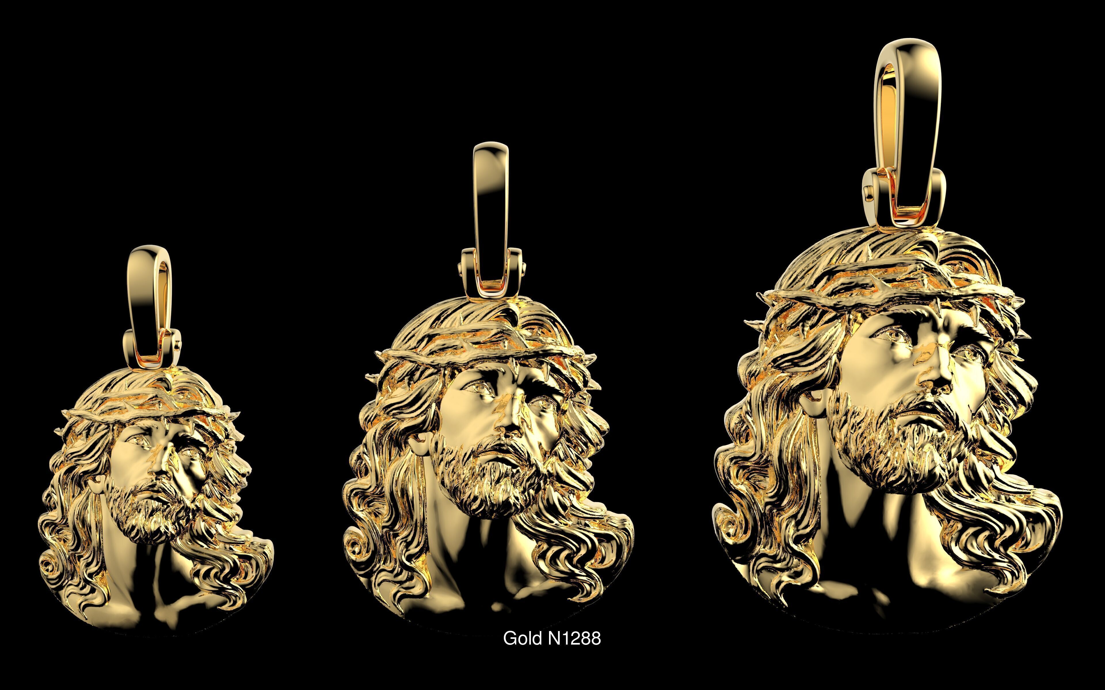 100 3D Jewelry Models Bundle  Rings Pendants Earrings  3D Model Collection_66