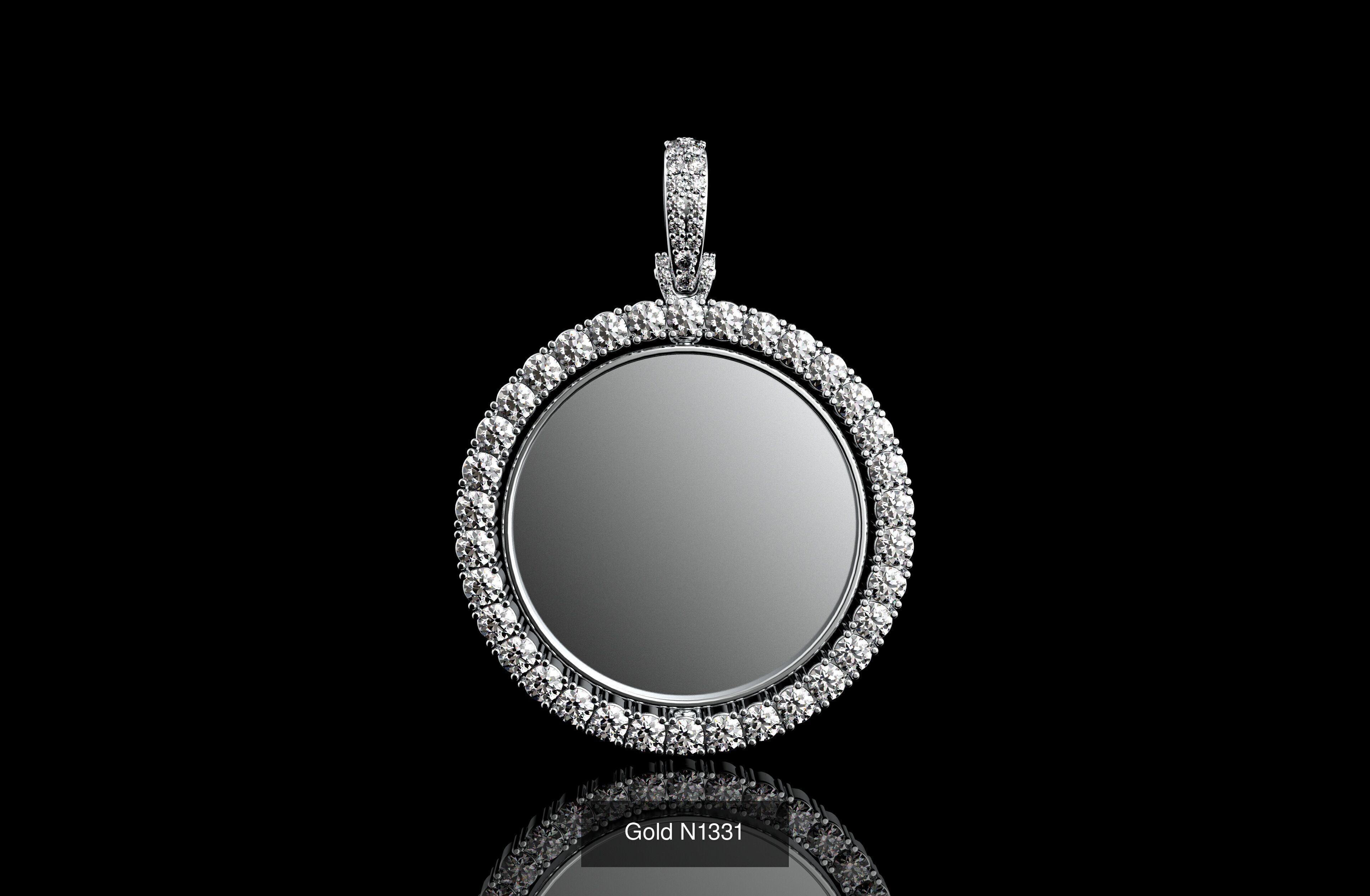 100 3D Jewelry Models Bundle  Rings Pendants Earrings  3D Model Collection_111