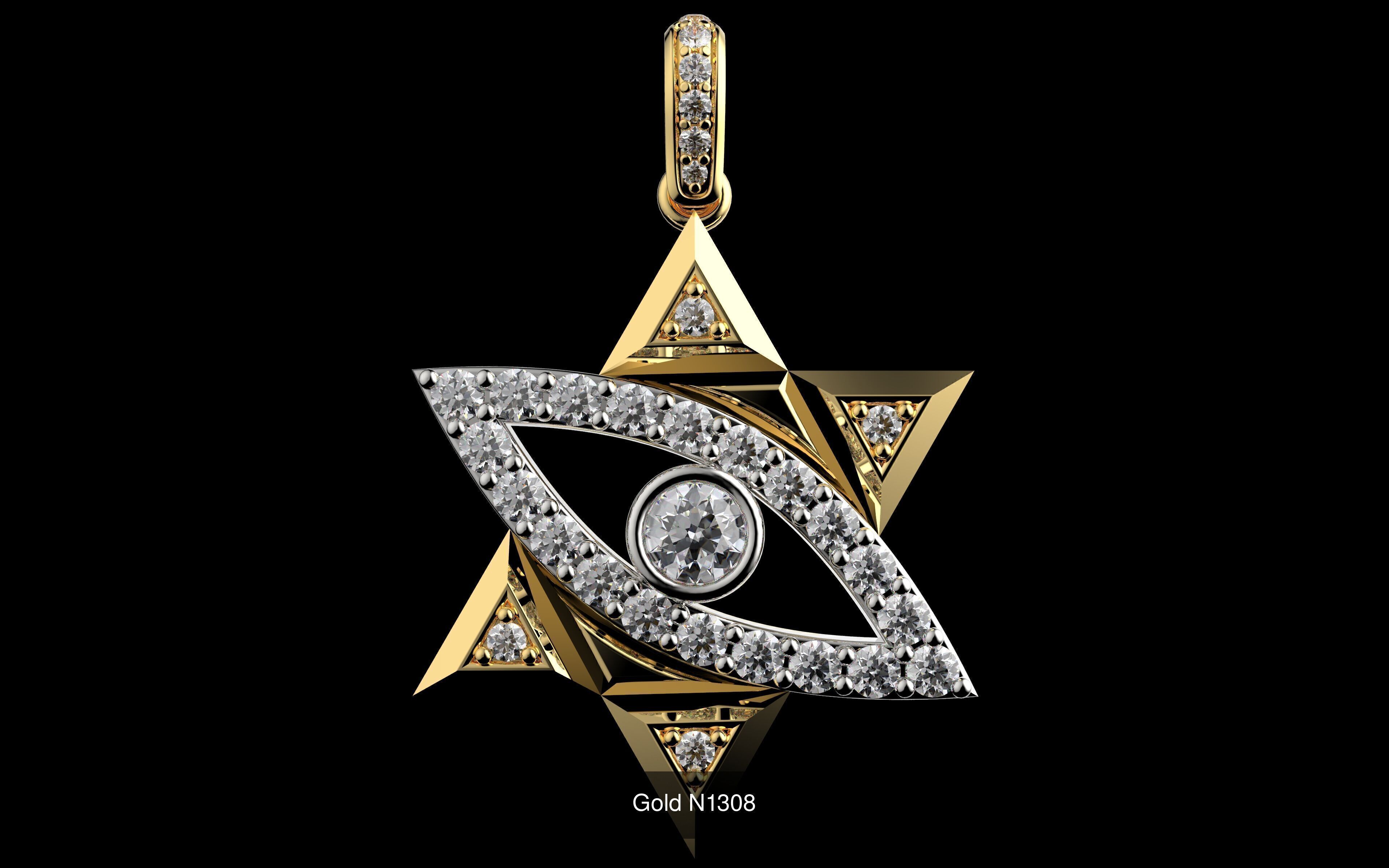 100 3D Jewelry Models Bundle  Rings Pendants Earrings  3D Model Collection_86