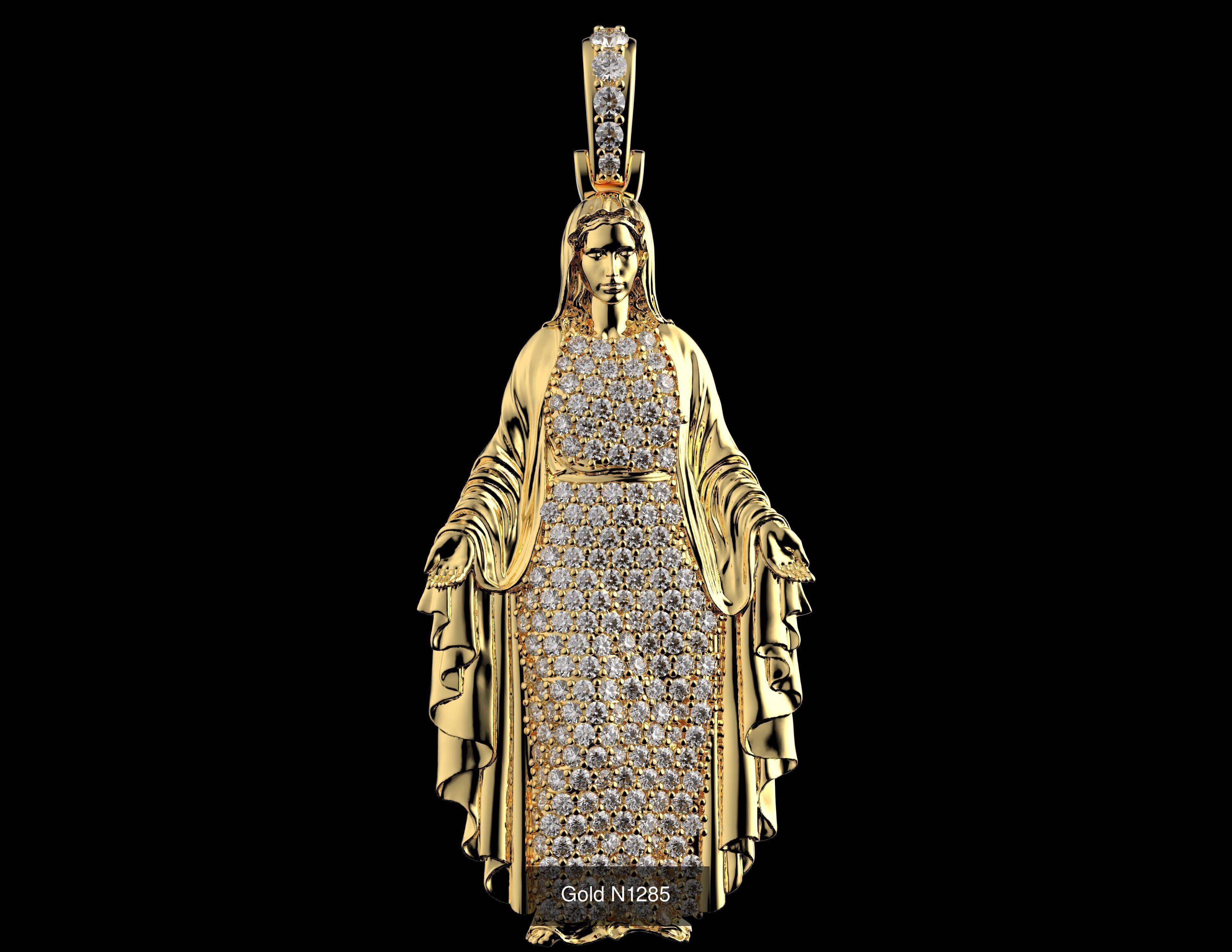 100 3D Jewelry Models Bundle  Rings Pendants Earrings  3D Model Collection_63