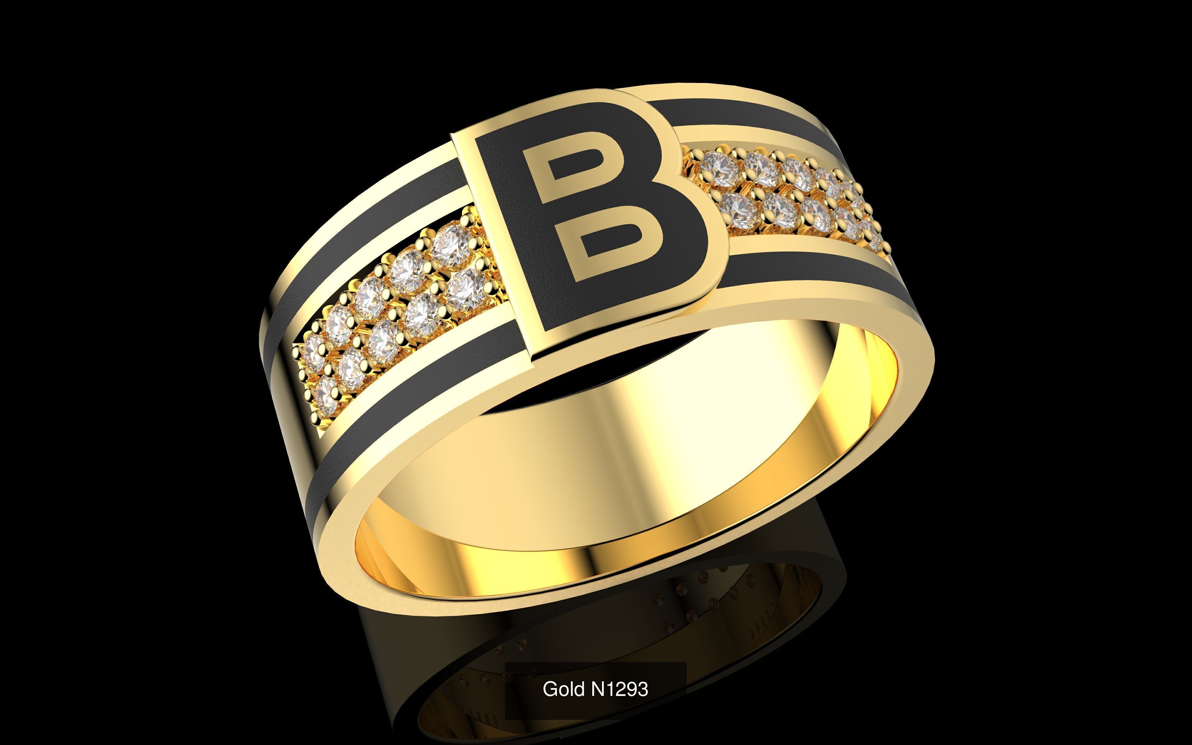 100 3D Jewelry Models Bundle  Rings Pendants Earrings  3D Model Collection_71