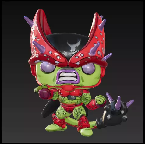 Cell max funko pop Free 3D print model_0