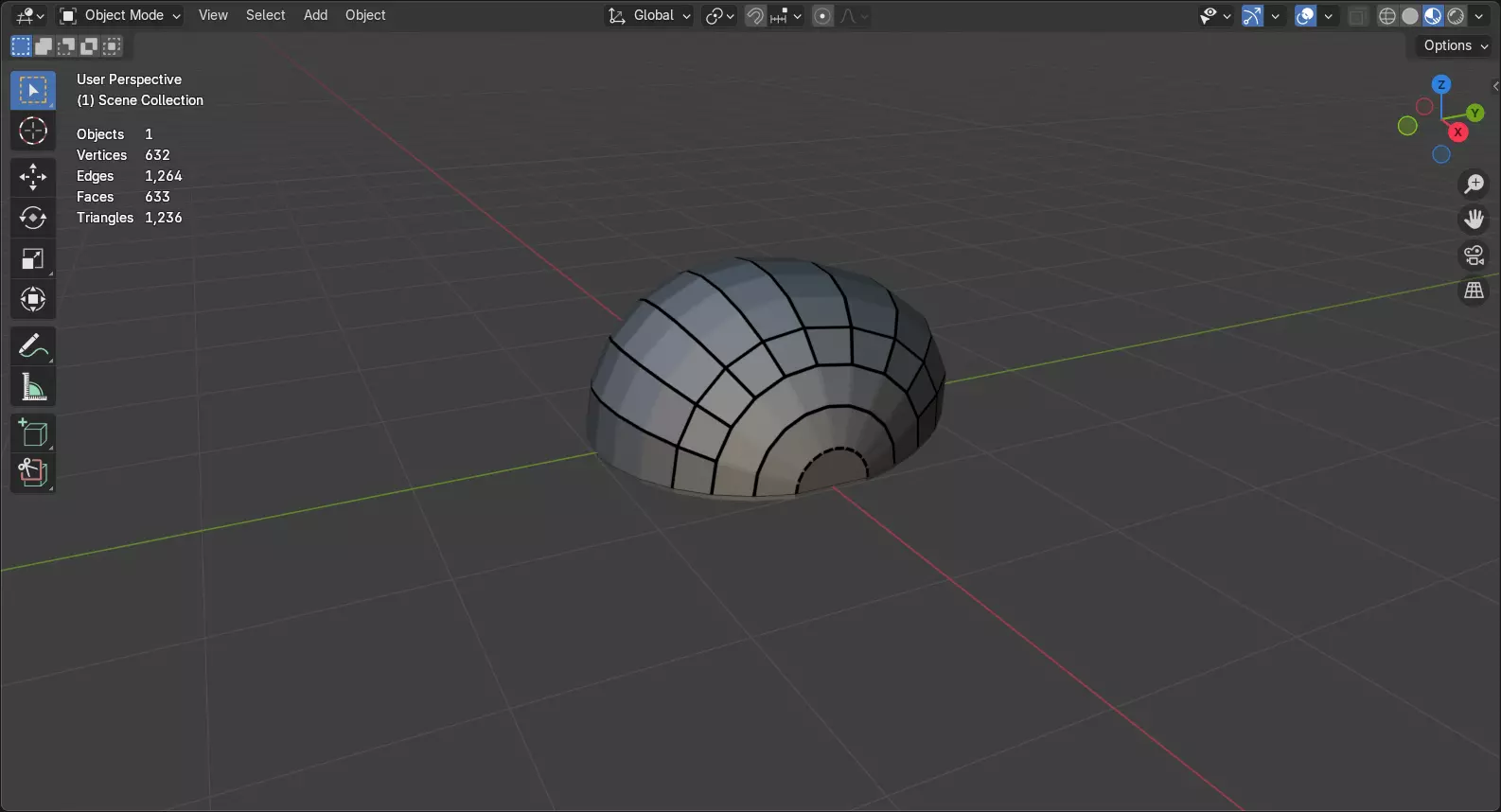 Futuristic Metal Helmet Free low-poly 3D model