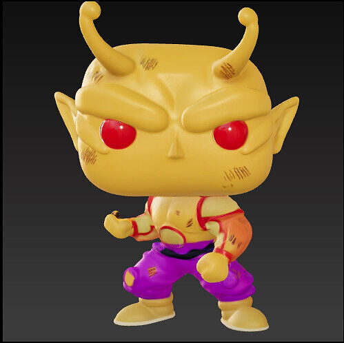 Piccolo orange funko pop Free 3D print model