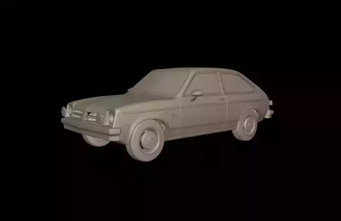 chevrolet br chevette sl 1976 3d print model