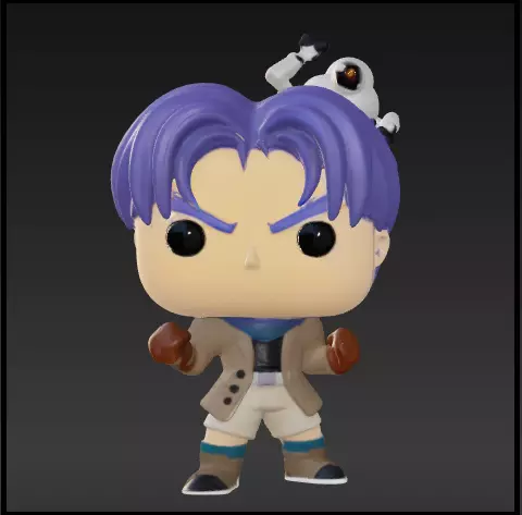 Trunks gt funko pop Free 3D print model