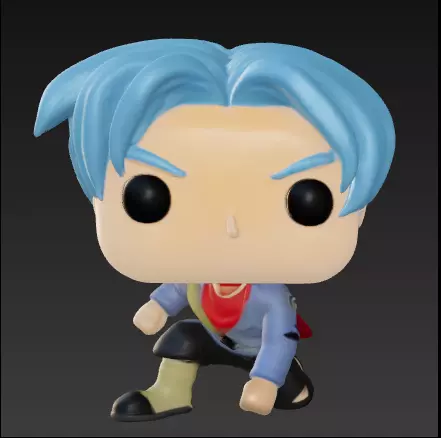Trunks con rodilla y puno funko pop Free 3D print model