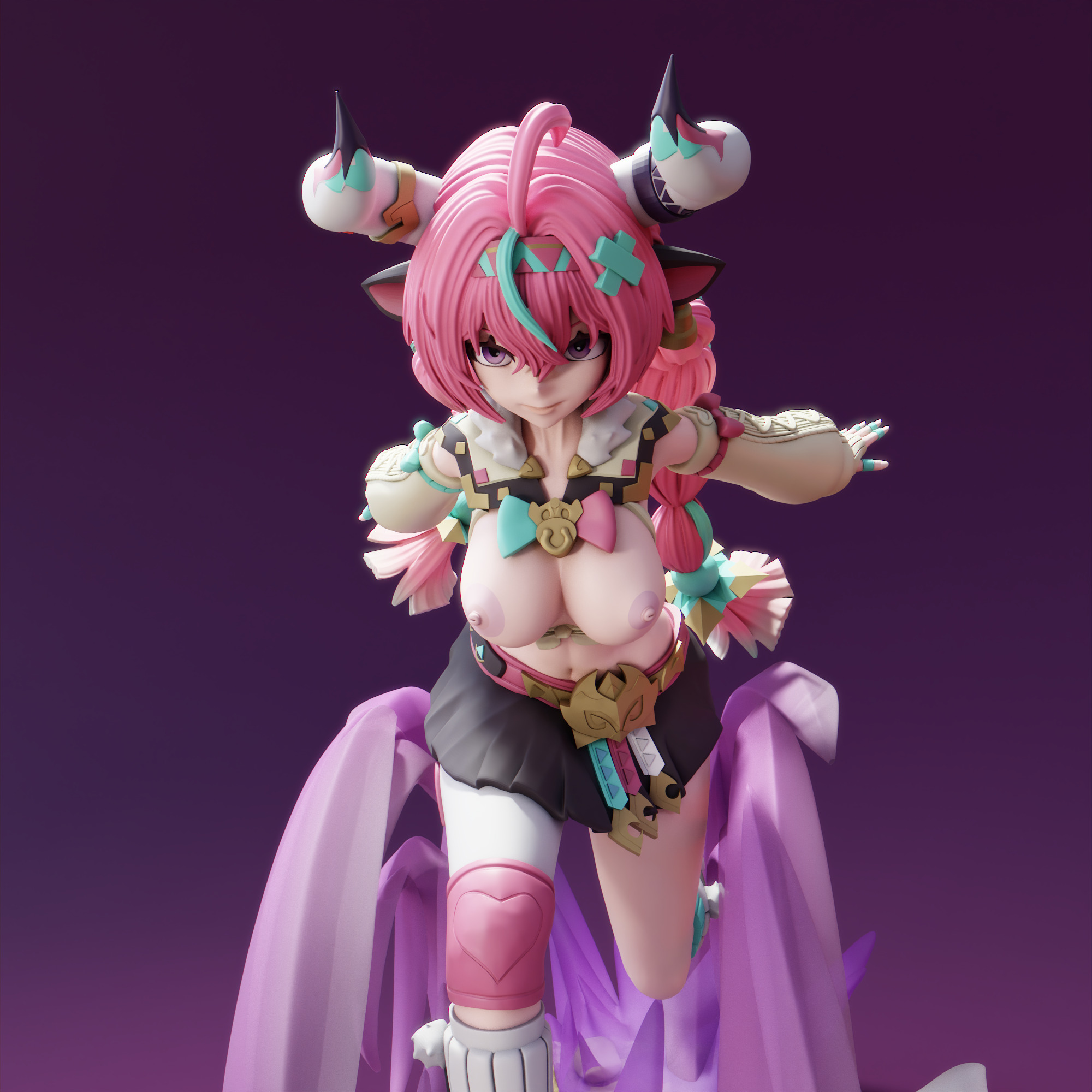 Varesa from Genshin Impact 3D print model_11