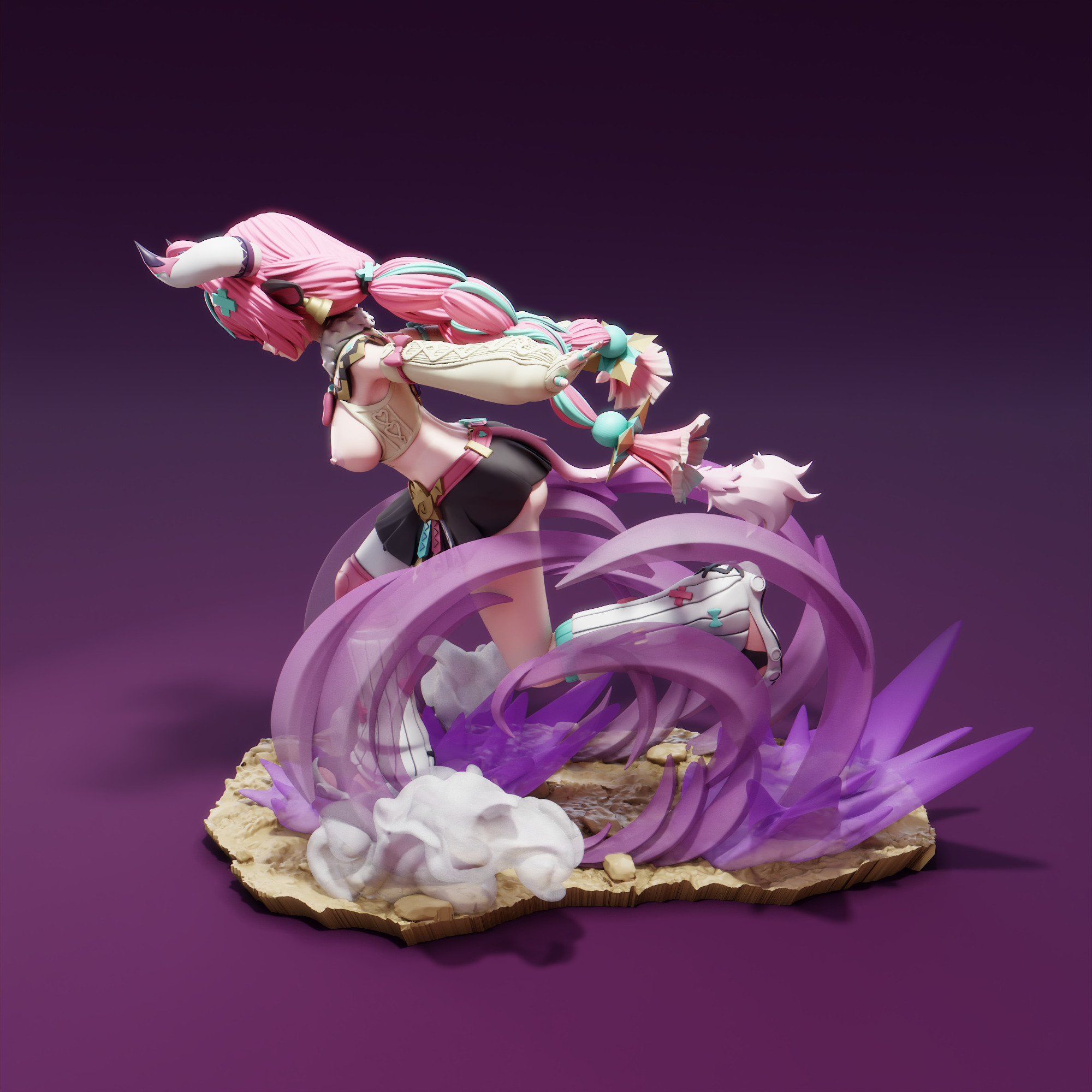 Varesa from Genshin Impact 3D print model_9