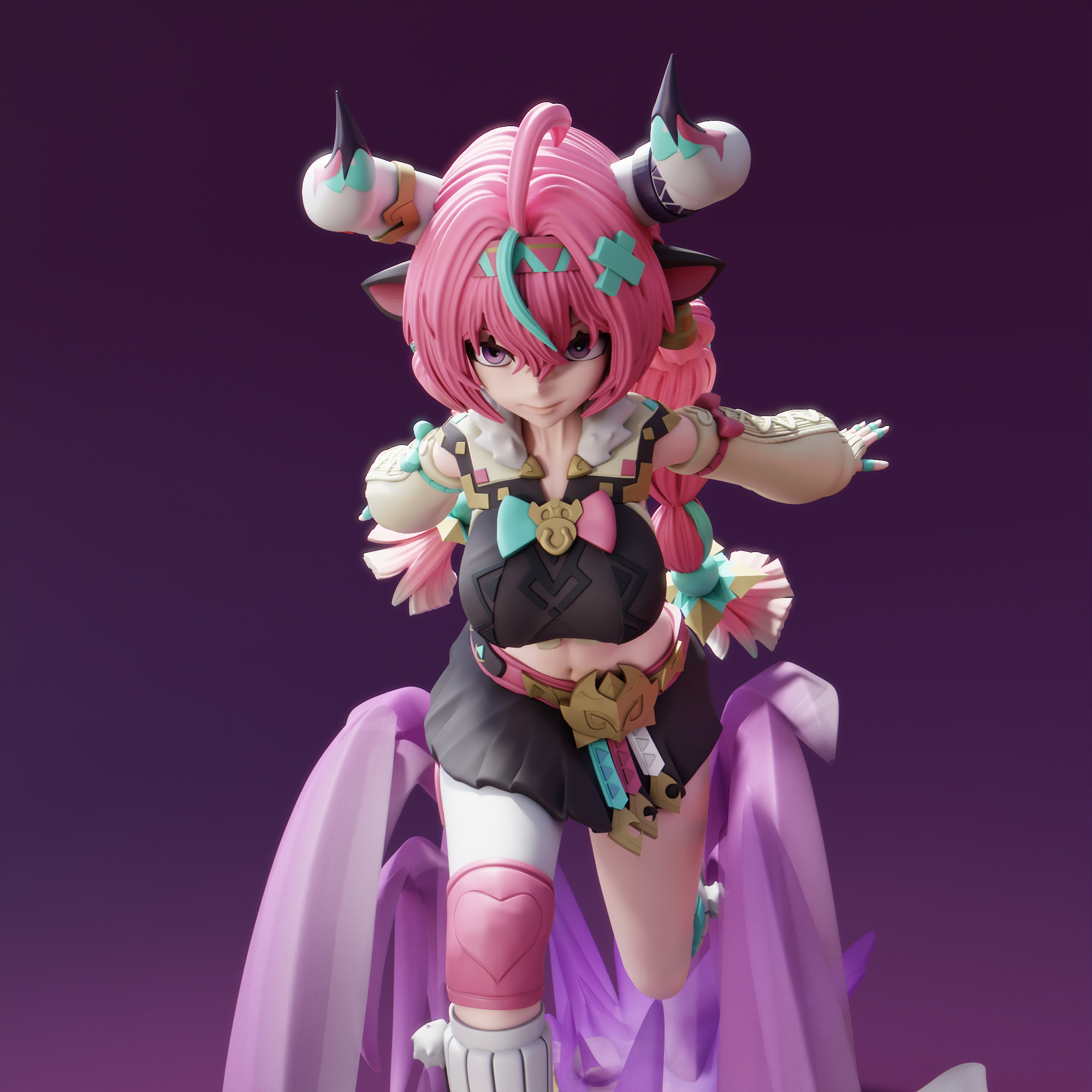 Varesa from Genshin Impact 3D print model_5