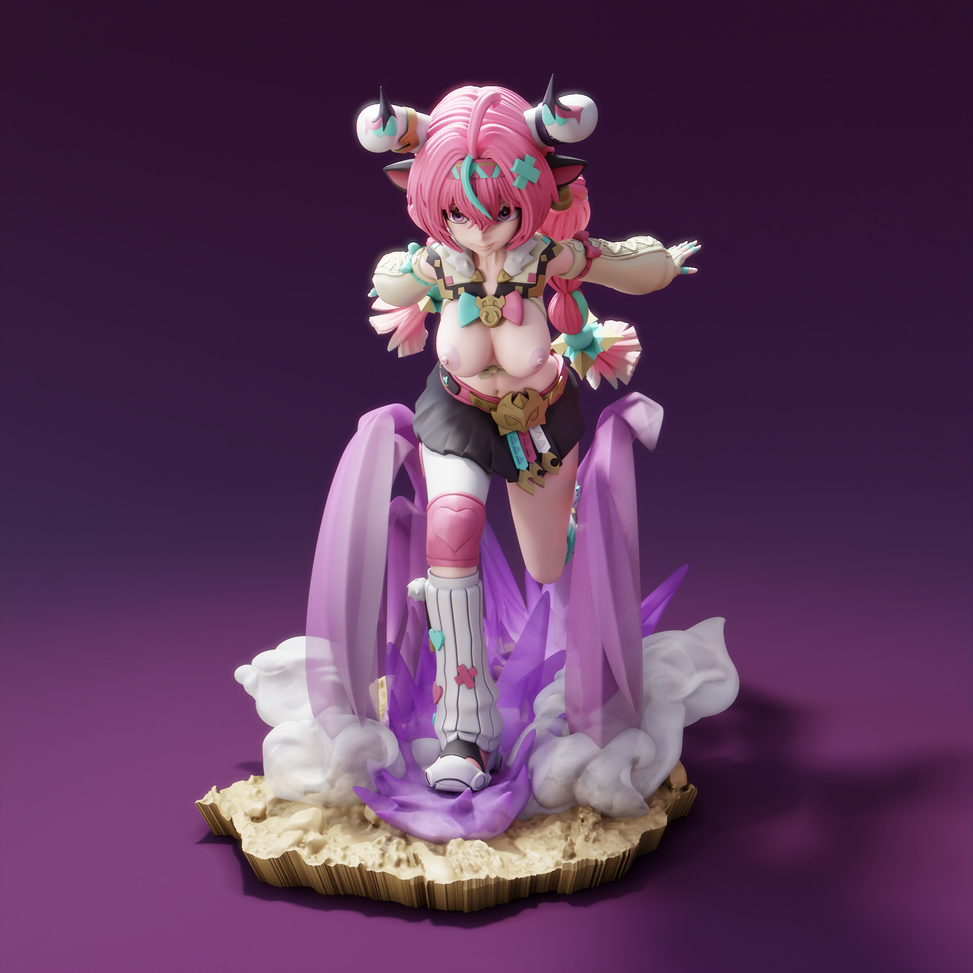 Varesa from Genshin Impact 3D print model_7