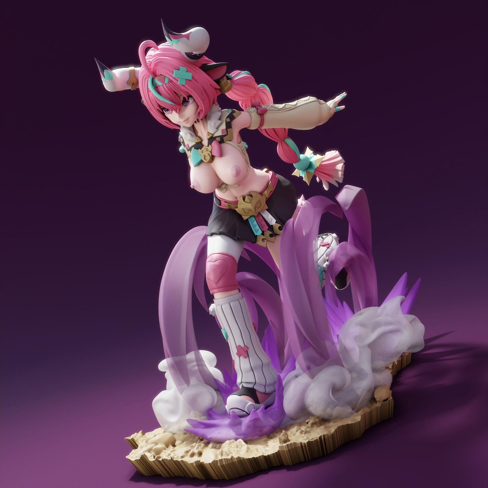 Varesa from Genshin Impact 3D print model_6