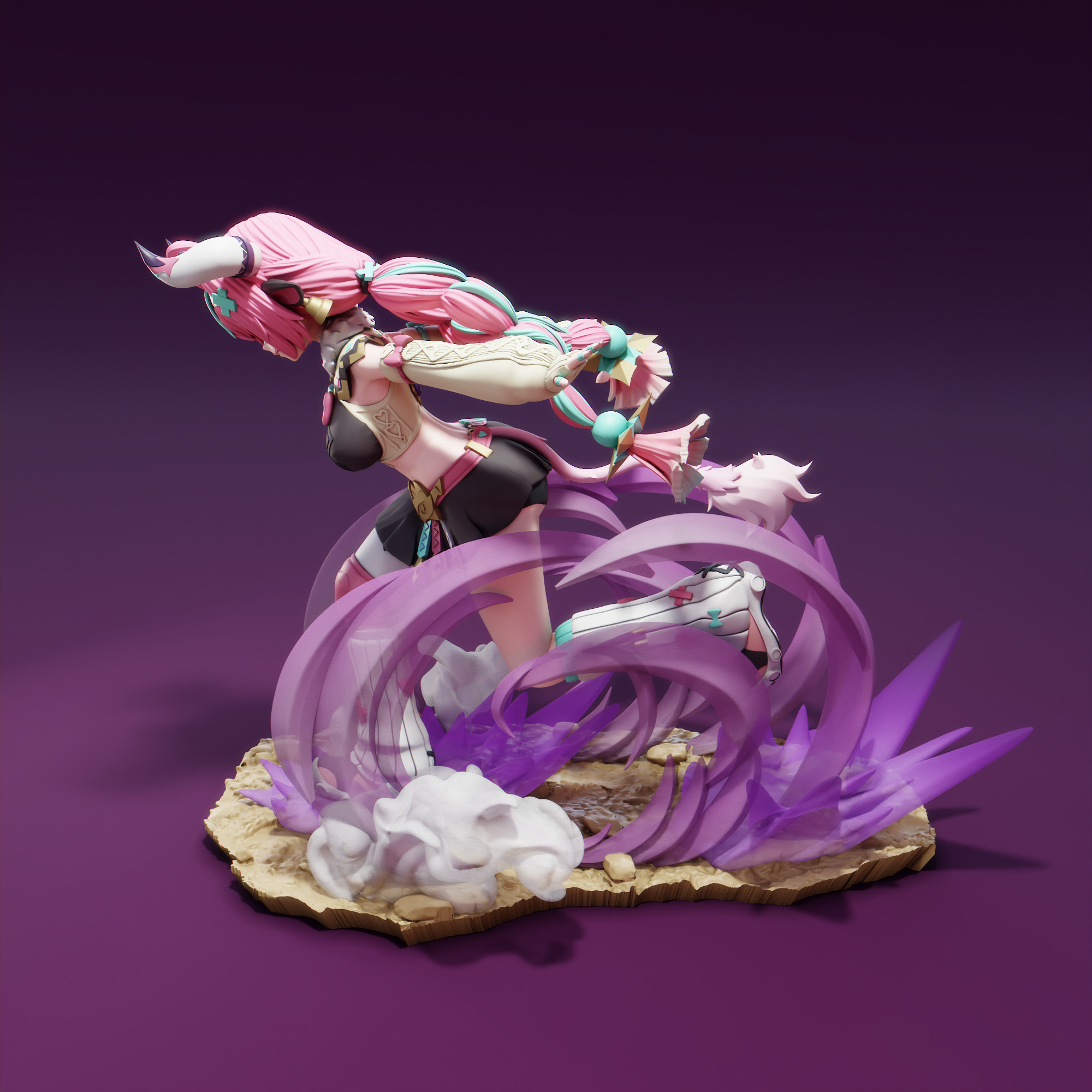 Varesa from Genshin Impact 3D print model_3