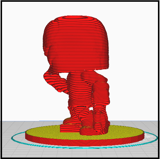 Darkseid con roca y fuego funko pop Free 3D print model_2