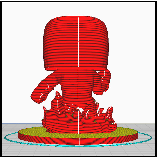 Darkseid con roca y fuego funko pop Free 3D print model_3