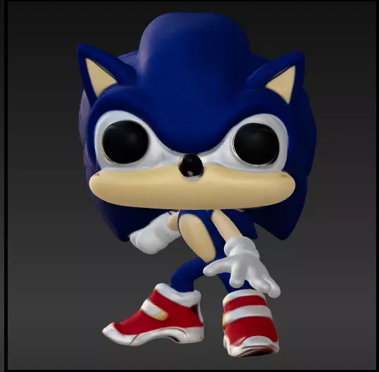 Sonic funko pop Free 3D print model_0