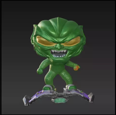 Green goblin funko pop Free 3D print model_0
