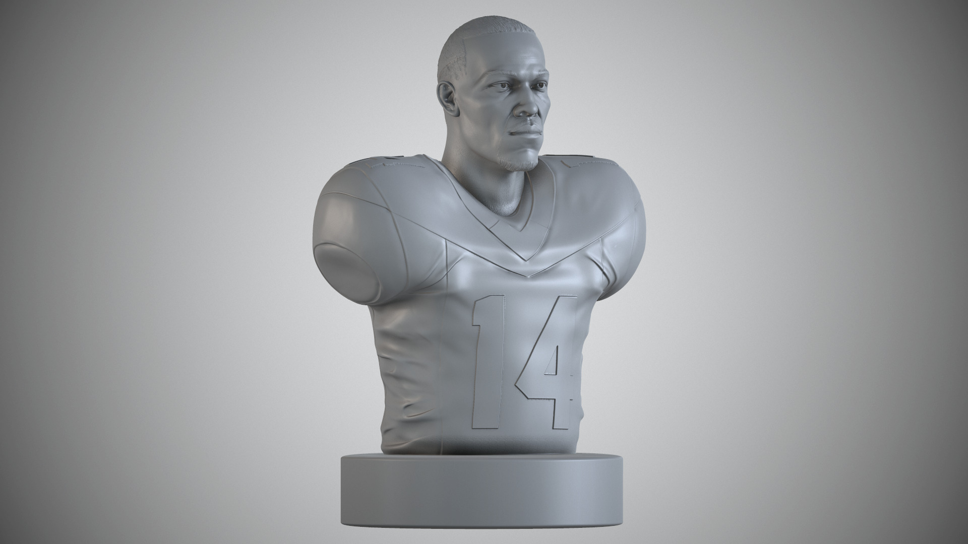 Amon Ra St Brown 3D print model_2