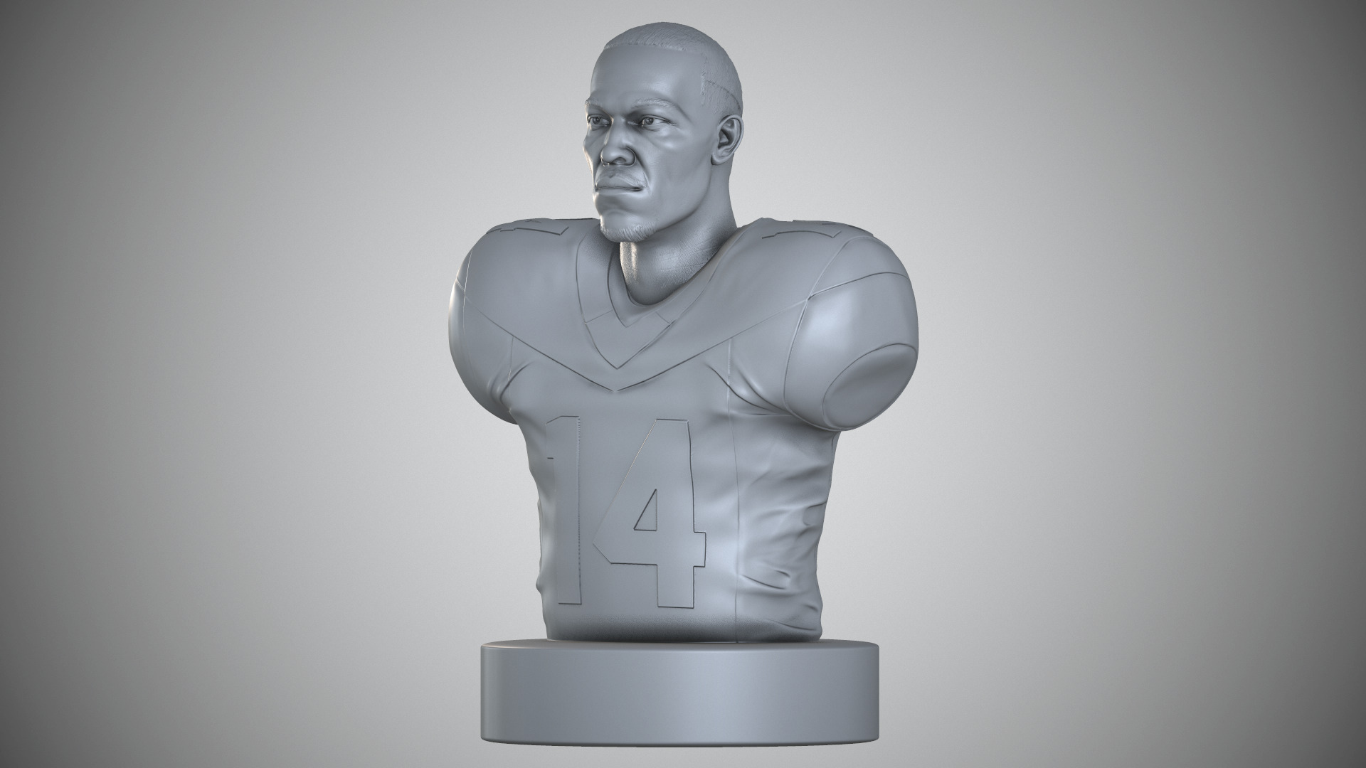 Amon Ra St Brown 3D print model_3