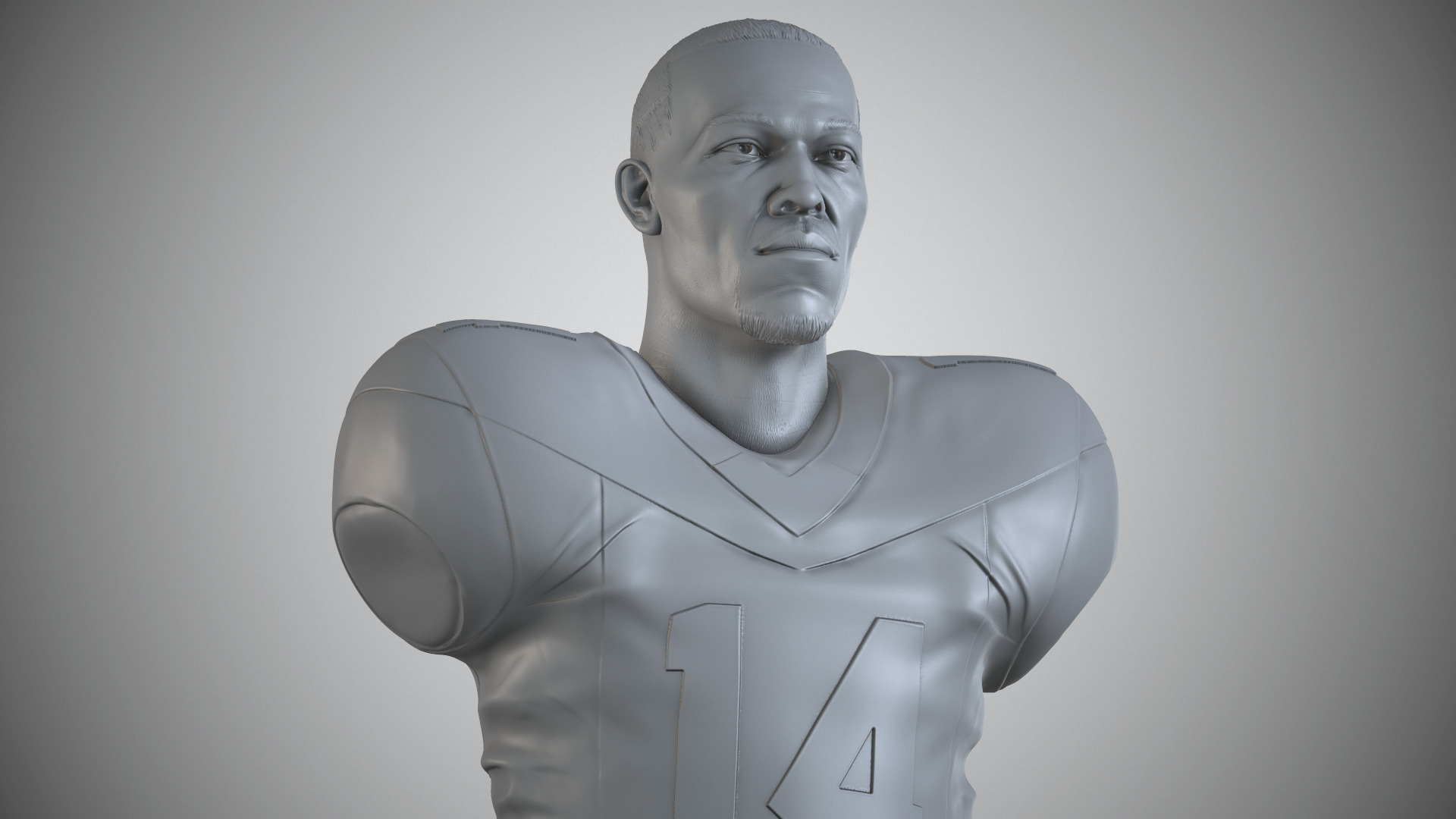 Amon Ra St Brown 3D print model_7