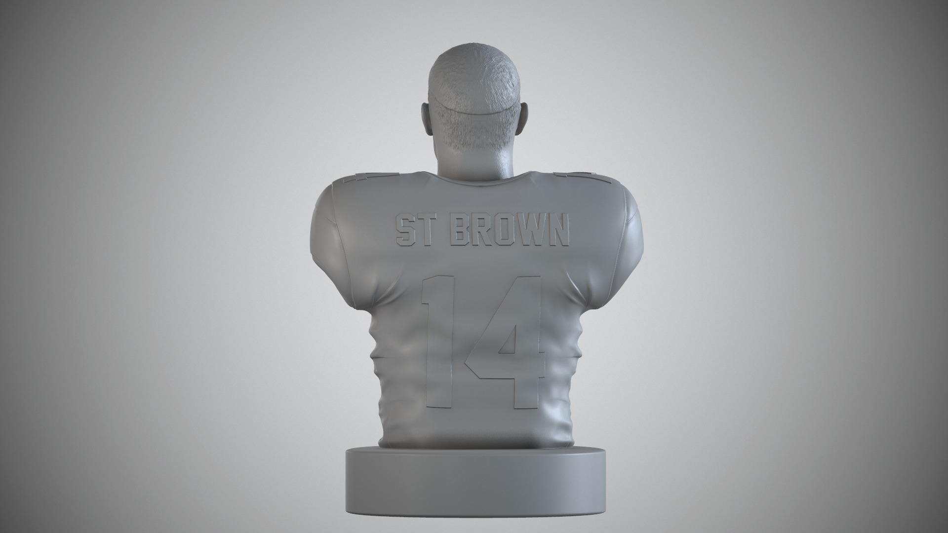 Amon Ra St Brown 3D print model_14