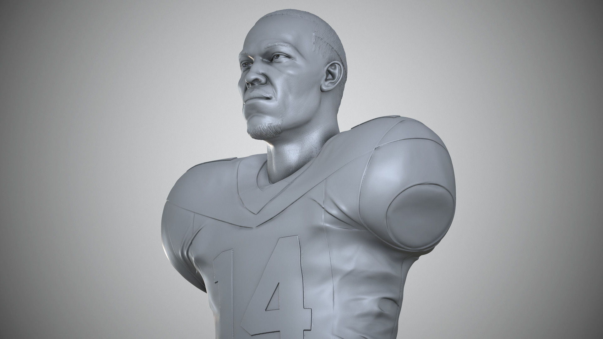 Amon Ra St Brown 3D print model_8