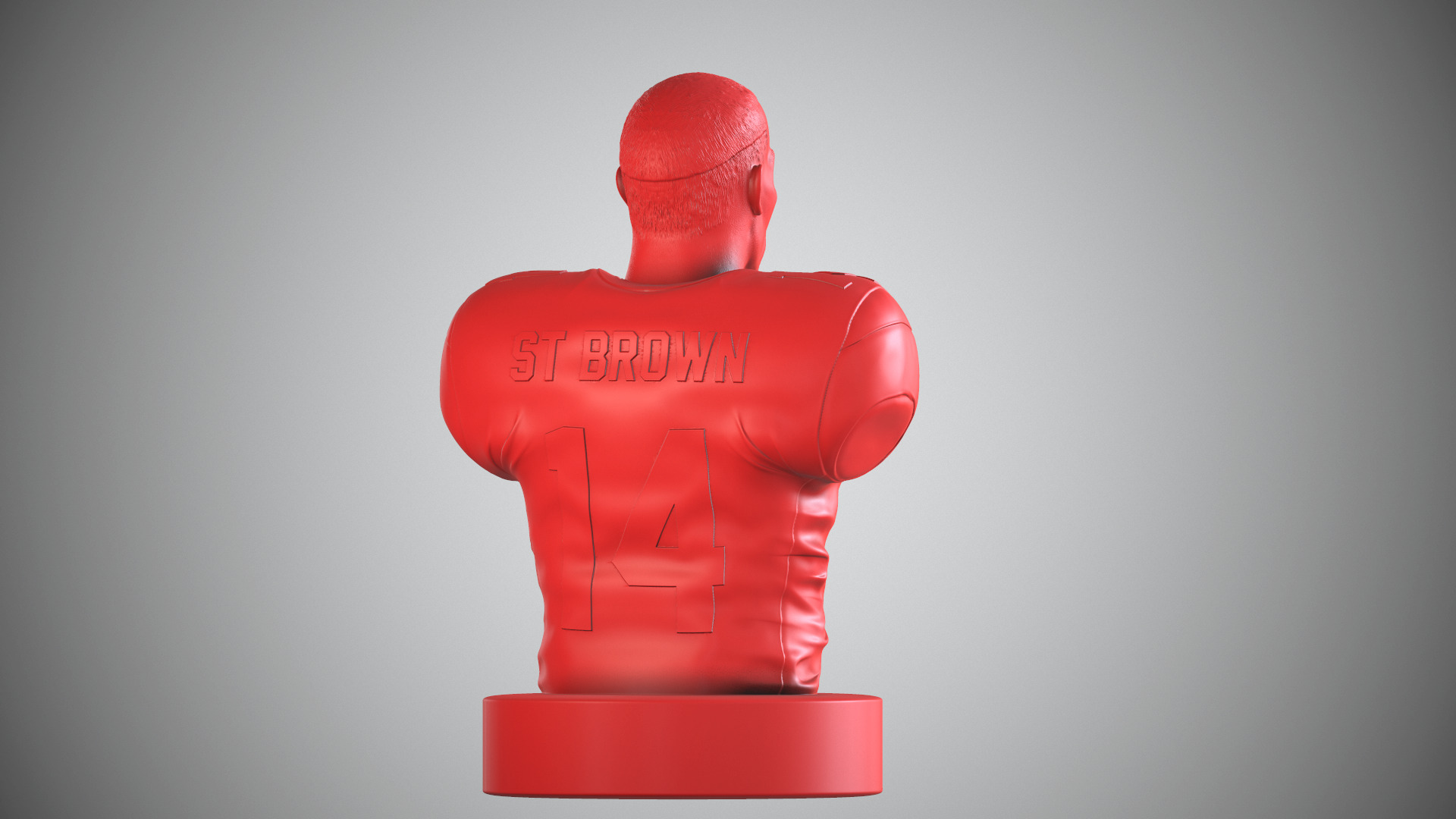 Amon Ra St Brown 3D print model_23