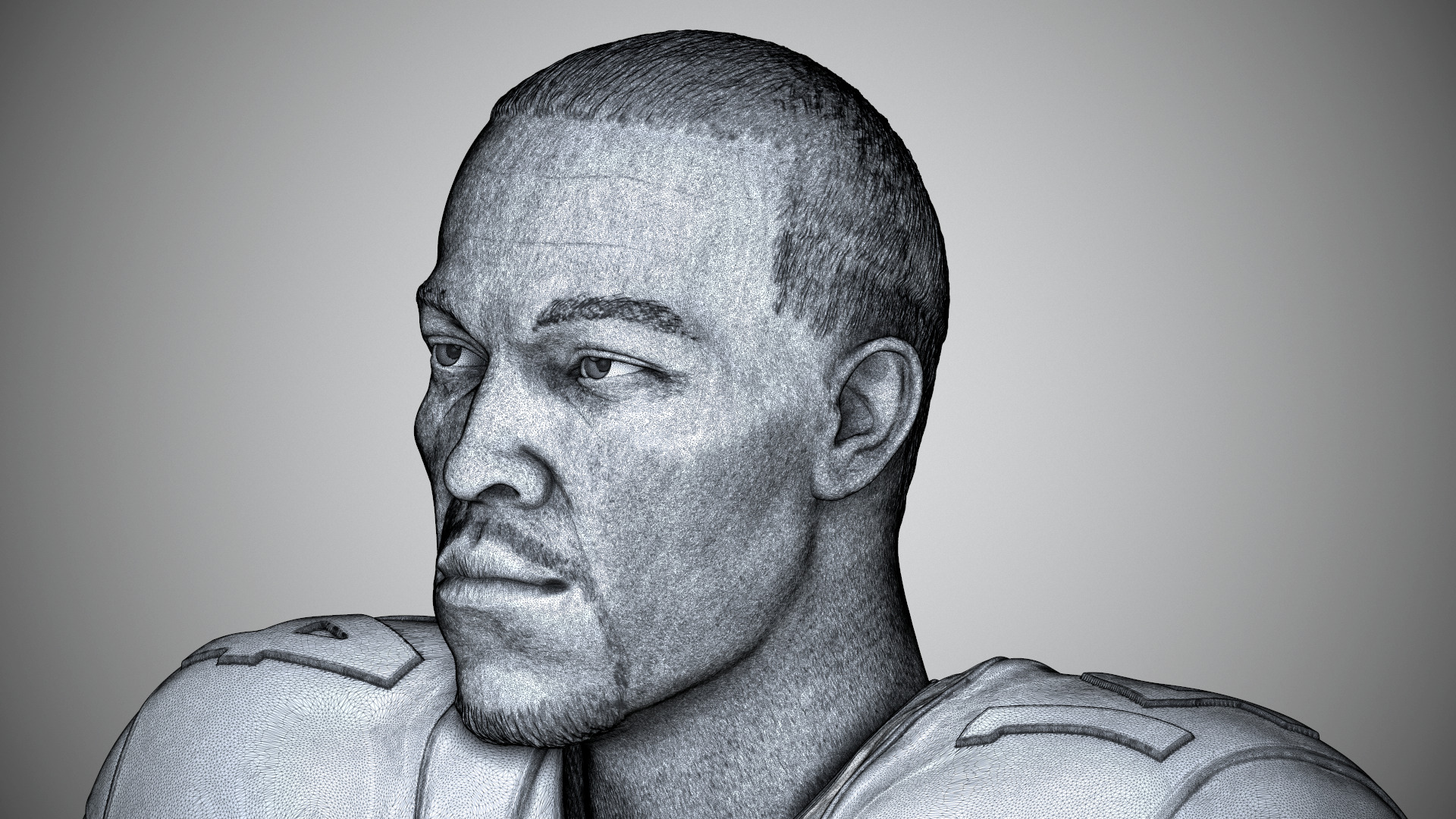 Amon Ra St Brown 3D print model_30