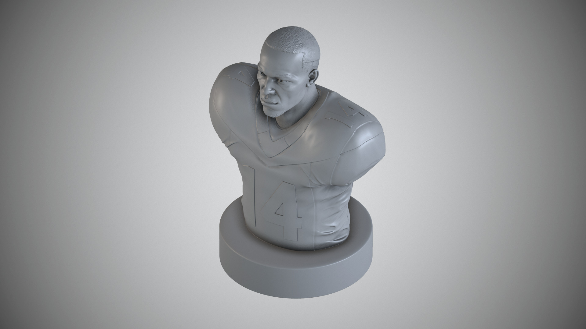 Amon Ra St Brown 3D print model_16