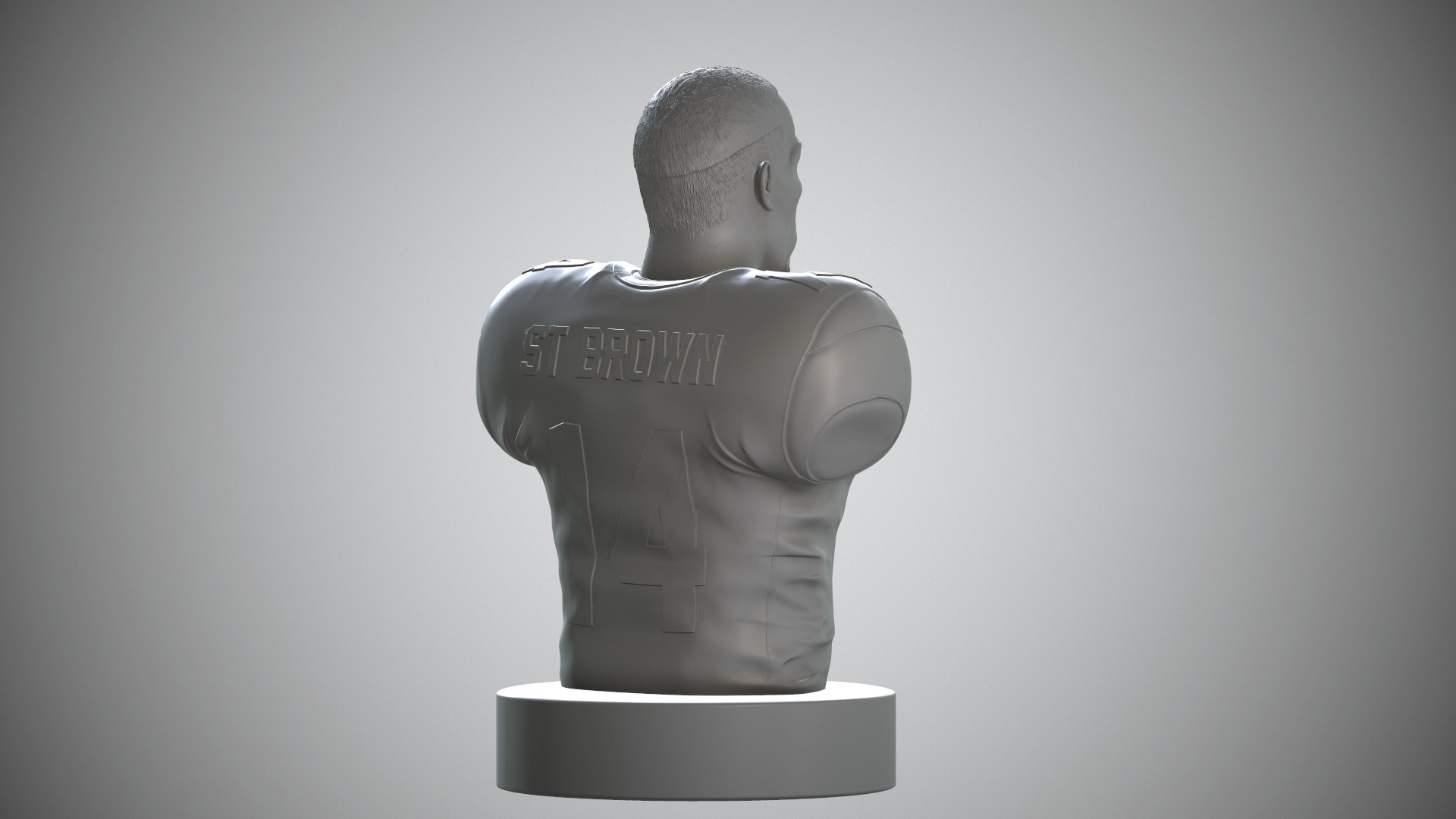 Amon Ra St Brown 3D print model_11