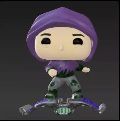 Green goblin no way home funko pop Free 3D print model