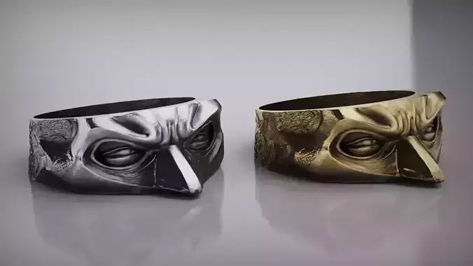 Batman Ring - Gotham Ring - Head Ring - Bat Ring