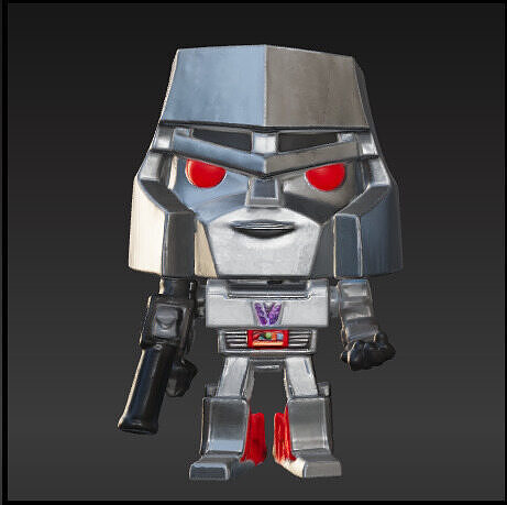 Megatron funko pop Free 3D print model