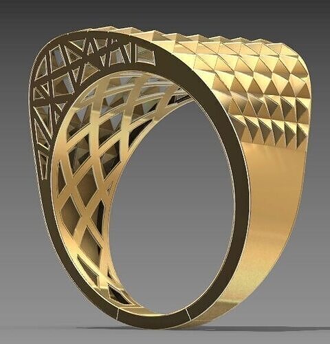 Wedding ring 3D print model