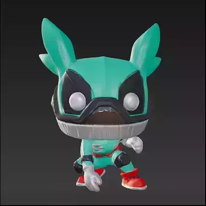 Izuku midoriya con mascara funko pop