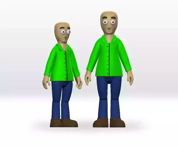Schedule 1 game Baldi 3D Model Schedule 1 STL file  Character 
