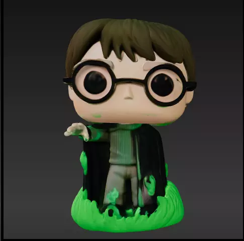 Harry potter con file powder funko pop Free 3D print model