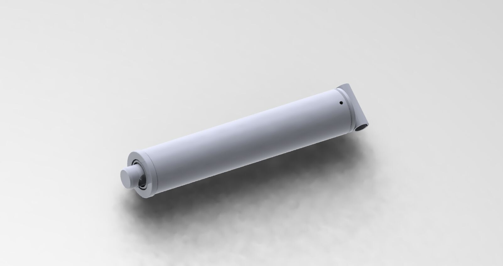 Hydraulic Cylinder Model - High-Detail SolidWorks Design 3D model_1