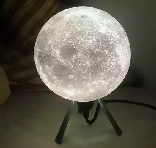 3d moon lamp