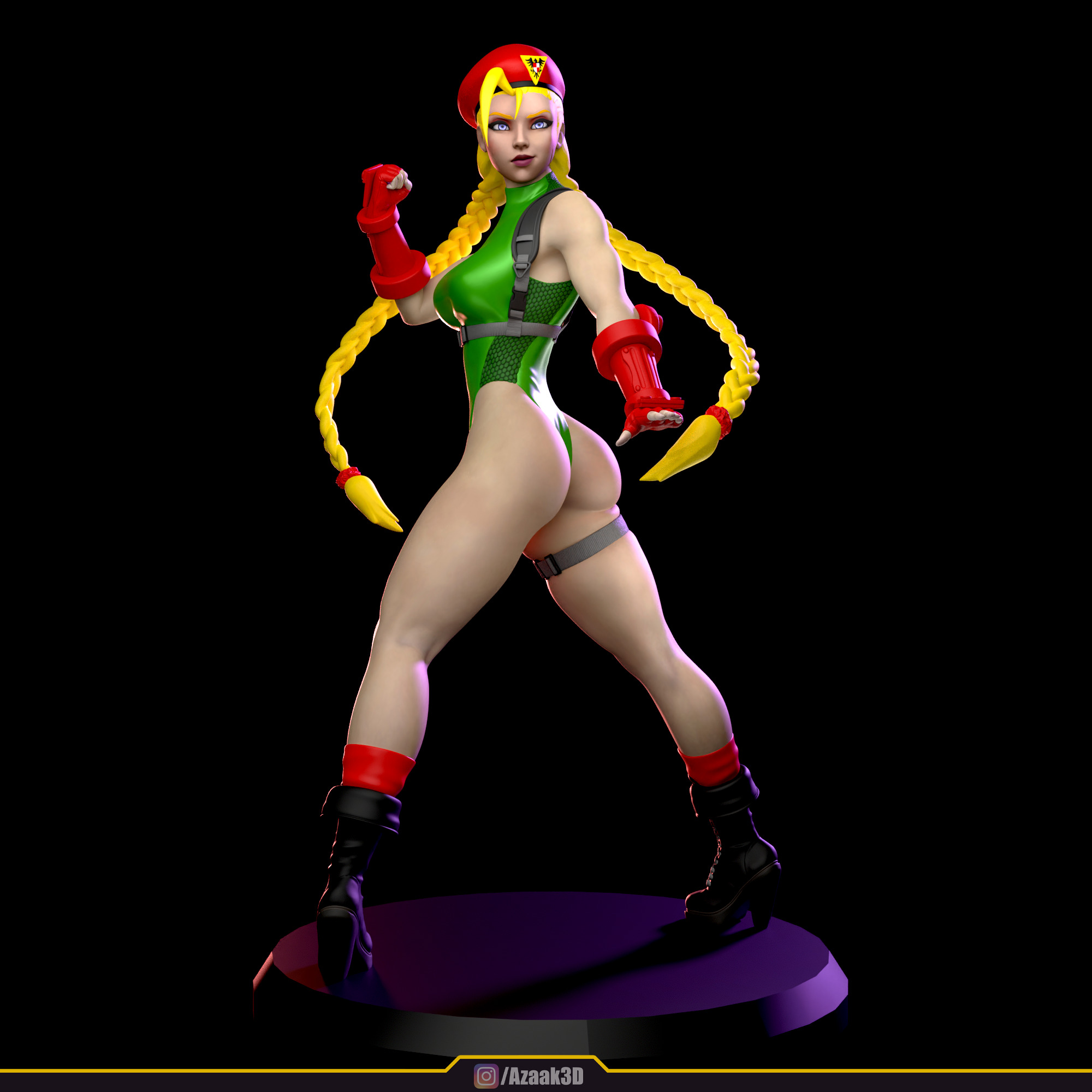 Cammy White Figure 3D print model_30