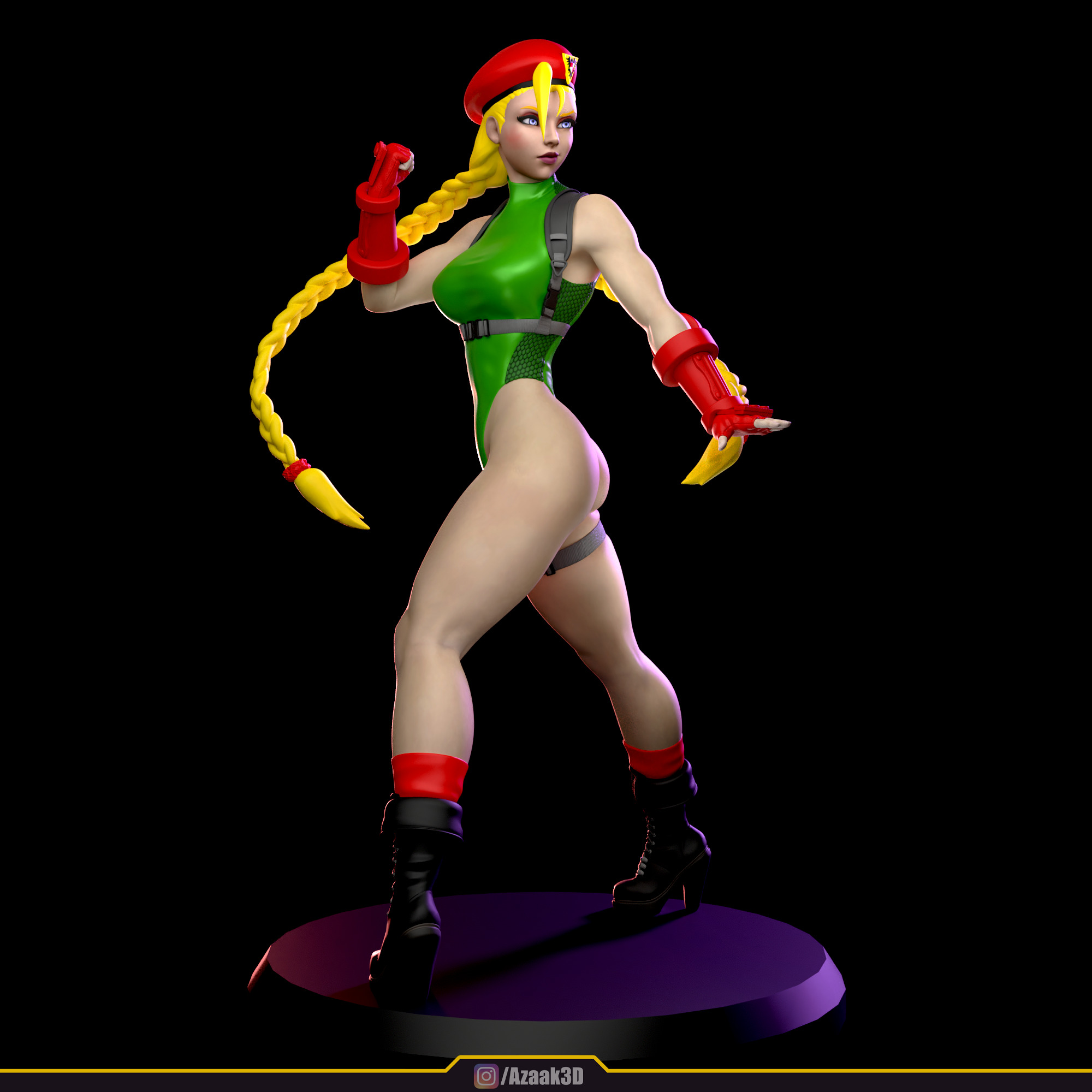 Cammy White Figure 3D print model_18