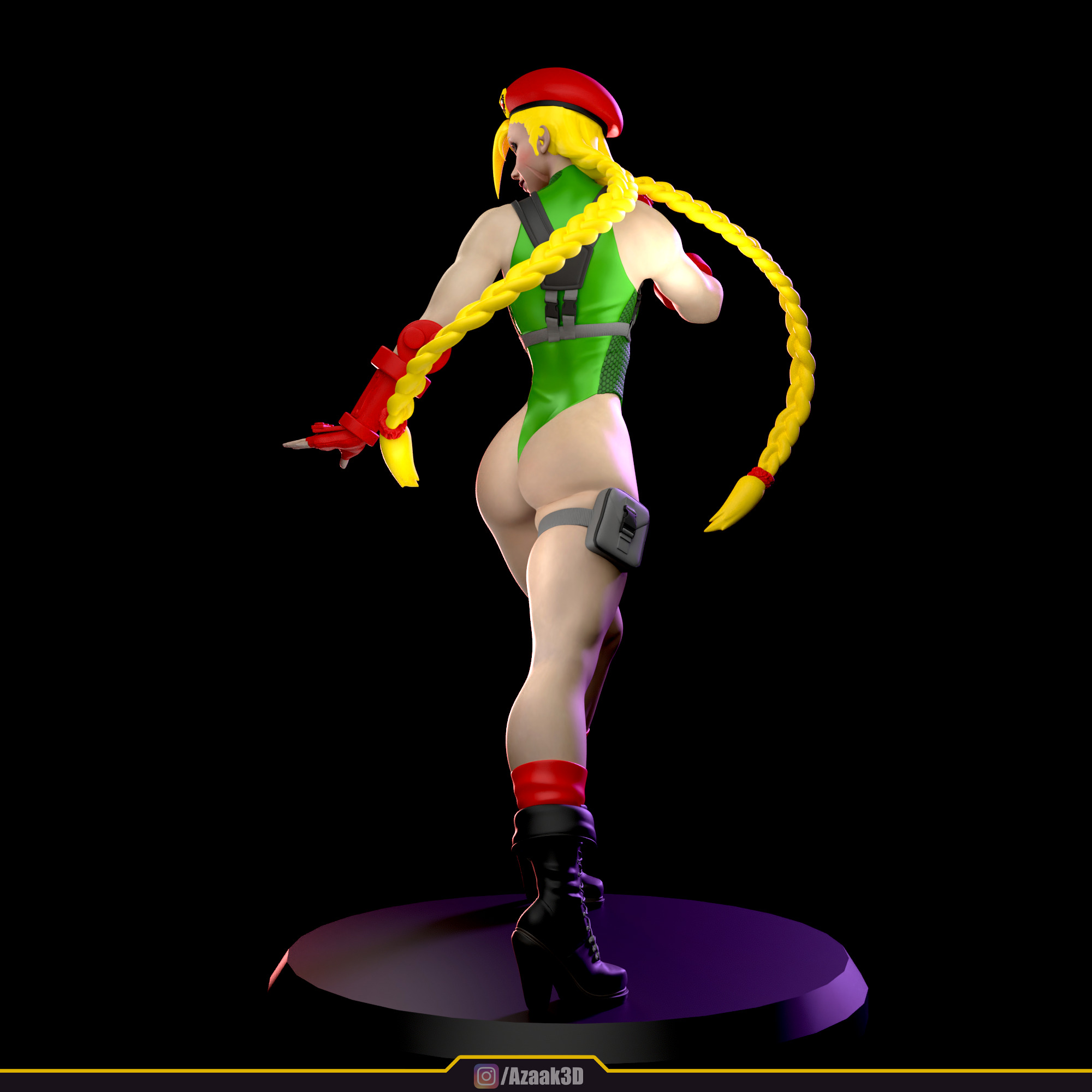 Cammy White Figure 3D print model_16