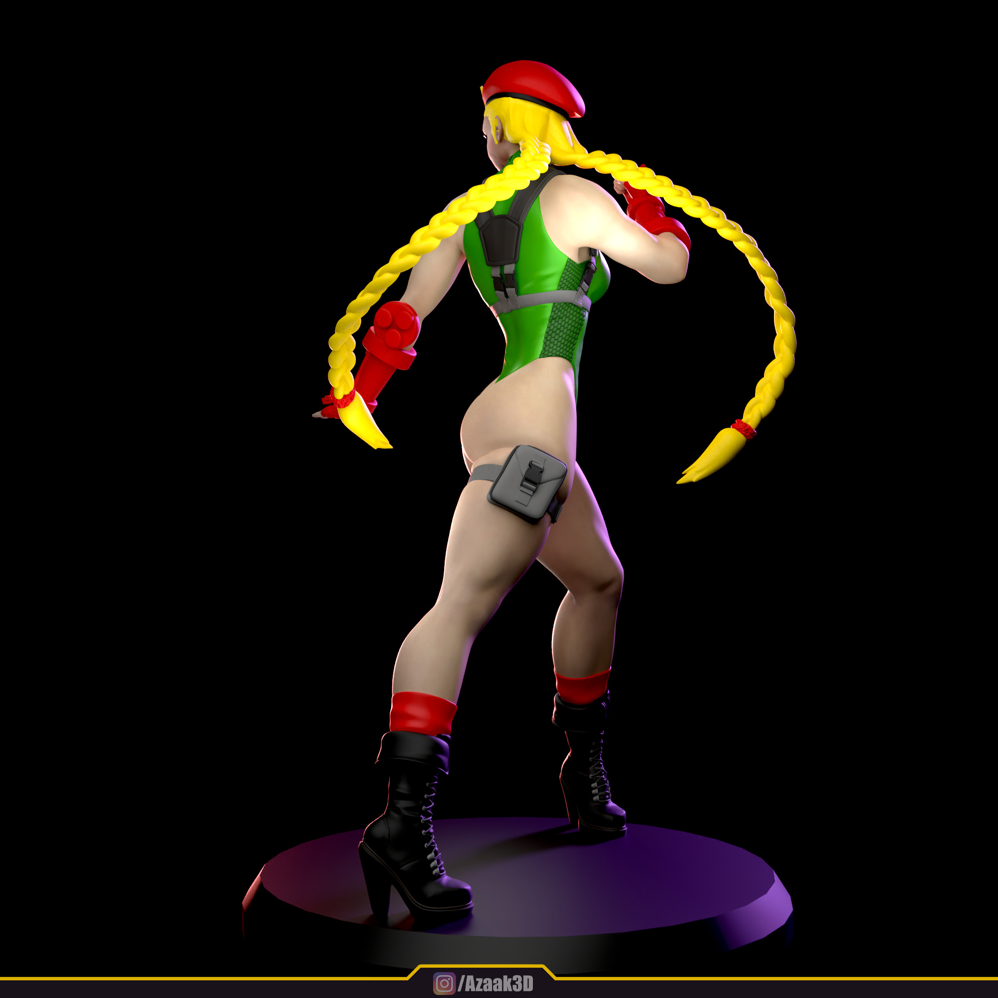 Cammy White Figure 3D print model_11